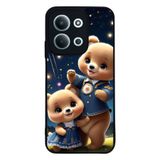 BG AKSESUAR Xiaomi Redmi 15C Uyumlu Oyuncak Ayıcık Tasarımı, Mat Siyah, Yumuşak Silikon, Şok Emici Kapak Kılıf