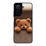 BG AKSESUAR Xiaomi Redmi A5 Uyumlu Baskılı, Mat Siyah, Yumuşak Silikon, Koruyucu, Şok Emici Kapak, Oyuncak Ayıcık Tasarımı