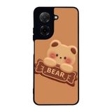 BG AKSESUAR Xiaomi Redmi A5 Uyumlu Baskılı, Yumuşak Silikon, Şok Emici Kapak Kılıf, Oyuncak Ayıcık Tasarımı, Mat Siyah