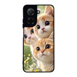 BG AKSESUAR Xiaomi Redmi A5 Uyumlu Kedi Figürü Baskılı, Mat Siyah, Yumuşak Silikon, Şok Emici Koruyucu Kılıf