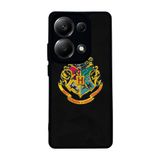 BG AKSESUAR Xiaomi Redmi Note 13 Pro 4G ile Uyumlu Mat Siyah Kılıf, Harry Potter Temalı, Yumuşak Silikon, Koruyucu, Şok Emici