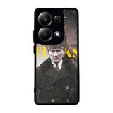 BG AKSESUAR Xiaomi Redmi Note 13 Pro 4G ile Uyumlu Mat Siyah Kılıf, Yumuşak Silikon, Koruyucu, Şok Emici, Atatürk Baskılı