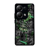 BG AKSESUAR Xiaomi Redmi Note 13 Pro 4G ile Uyumlu Mat Siyah Kılıf, Yumuşak Silikon, Koruyucu, Şok Emici, Money Baskılı