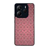 BG AKSESUAR Xiaomi Redmi Note 14 5G ile Uyumlu Kılıf, LouisVuitton Desenli, Mat Siyah, Yumuşak Silikon, Koruyucu, Şok Emici