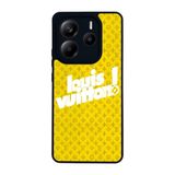 BG AKSESUAR Xiaomi Redmi Note 14 ile Uyumlu Kılıf, Louis Vuitton Tasarım, Siyah, Yumuşak Silikon, Şok Emici