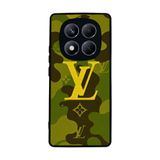 BG AKSESUAR Xiaomi Redmi Note 14 Pro 4G ile Uyumlu Kılıf, LouisVuitton Tasarım, Yumuşak Silikon, Koruyucu, Şok Emici, Siyah