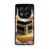 BG AKSESUAR Xiaomi Redmi Note 14 Pro 4G ile Uyumlu Kılıf, Mekke-Kabe Baskılı, Yumuşak Silikon, Koruyucu, Şok Emici, Siyah