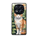 BG AKSESUAR Xiaomi Redmi Note 14 Pro 4G ile Uyumlu Kılıf, Yumuşak Silikon, Koruyucu, Şok Emici Kapak, Kedi Desenli, Siyah