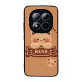 BG AKSESUAR Xiaomi Redmi Note 15 Pro ile Uyumlu Oyuncak Ayıcık Tasarımlı, Yumuşak Silikon, Şok Emici Koruyucu Kılıf, Bej