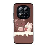 BG AKSESUAR Xiaomi Redmi Note 15 Pro ile Uyumlu Oyuncak Ayıcık Tasarımlı, Yumuşak Silikon, Şok Emici Koruyucu Kılıf, Kahverengi