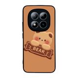 BG AKSESUAR Xiaomi Redmi Note 15 Pro Plus ile Uyumlu Oyuncak Ayıcık Baskılı, Silikon, Şok Emici Koruyucu Kılıf, Beige