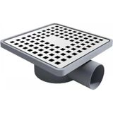 bg bagno Yer Süzgeci 10x10 Yandan Metal Çerçeve 50lik Metal Koku Yapmaz