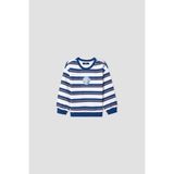 B&G Erkek Bebek Çizgili Sweatshirt - 9 Ay