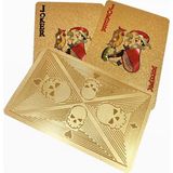Bg Gold Kurukafa Iskambil Kağıdı Kaygan Plastik Su Geçirmez Oyun Kağıdı CIN500SR