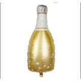 Bg Gold Renkli 100X49 cm Büyük Boy Şampanya Şişesi Folyo Balon Bride To Be Bekarlığa Veda