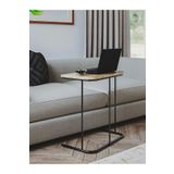 B&G Metal Ayaklı Laptop Sehpası Kahvaltı Masası Çalışma Sehpası Çam