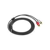 Bg Store 3.5mm Aux To 2 Rca Ses Kablosu 1 Metre