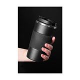 Bg Store 304 L Kilitli Çelik Mat Siyah 510 ml Kahve Termos Mug CIN405SY - 230 ml