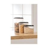 Bg Store 3'lü Erzak Saklama Kabı 2400 x 1700 x 1200ML - 3'lü Kuru Gıda Saklama Kabı Toplam 5300ML