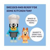 Bg Store 4'lü Oyuncak Figür Oyun Seti, Let's Play Chef Pavlova Küçük Çocuk Heykelcik Oyuncak Seti, Şef Aksesuarlı, 3-5 Yaş Çocuklar Için Poz Verilebilir Figürinler