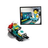 Bg Store City Acil Hava Ambulans Uçağı 60465-6 Yaş ve Üzeri Çocuklar Için Kar Motosikleti Içeren Kurtarma Oyuncak Yapım Seti, Doğum Günü Hediyesi (403 Parça)