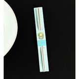 Bg Store Desenli Metal Chopstick (Yeşil) - 01P-Pembe