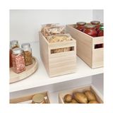 Bg Store Idesign Kulplu Saklama Kutusu, Mutfak Dolabı Düzenleyici, Raf Veya Saklama Dolabı Için, Çok Yönlü Kutu, Bej