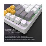 Bg Store IKG-457 Empousa Red Swıtch Rgb Kablolu Mekanık Gamıng Klavye-Beyaz
