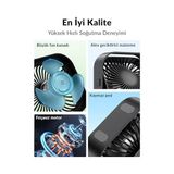 Bg Store K51 Masaüstü Vantilatör 3 Kademeli 360° Döner Başlıklı USB Kablolu Soğutucu Fan Siyah