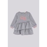 Bg Store Kız Bebek Gri Elbise - 6 Ay