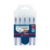 Bg Store Professional 5 Parça Expert Hex-9 Hardceramic Matkap Ucu Seti (Sert Fayanslar, Ø 6 Mm, Aksesuar Döner Matkap/vidalamalar)