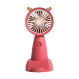 Bg Store Şarjlı Mini Fan Taşınabilir Vantilatör Mini El Fanı Askılı Vantilatör Güçlü Taşınabilir ve Stantlı Fan Masaüstü 24903 Asorti Renk