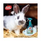 Bg Store Simple Solution Cage & Hutch Cleaner Evcil Hayvan Kulübesi ve Kafesi Temizleyici Koku ve Leke Giderici Ahşap Metal ve Plastik Yüzeyler Için 500 ml