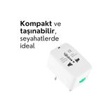 Bg Store Universal Çoklu Priz Çevirici Seyahat Adaptörü Fiş/seyahat Adaptörü/power Charger Plug All In One World Travel Adaptörü Eu Us Uk Au China