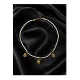 BG TASARIM Klipsli İncili 3 Çeyreklik Gelin Çeyreklik Kolye