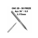 BGA cnc freze modelleme freze matkap ucudremel gravür makineleri için 2D-3D Açı: 30 °0.5mm 3.175mm
