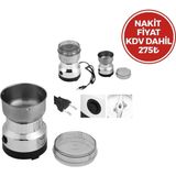 Bgc NM-8300 Electric Grinder Lüx Pratik Çelik Öğütücü 200W 50GR Elektrikli