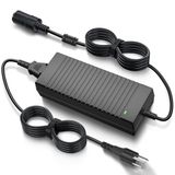 BGFOX AC'den DC'ye Dönüştürücü, 10A/120W/8.63FT 110V - 12V Dönüştürücü, Araba Çakmak Soketi AC/DC Güç Kaynağı Adaptörü, Şişirme, Araba Süpürgesi, Araba Buzdolabı, vb. için Siyah