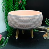 BGG Damla Model Aranjmanlık Büyük Boy Beton Saksı - Pembe