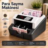 BGG Tech Elektronik Para Sayma Makinesi Profesyonel Uv Mg Kontrol Sistemli - Siyah