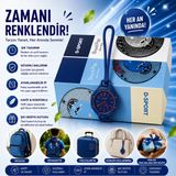 BGG Tech Vintage Tarz Askılı Cep Saati Şık Çanta Watch x Audemars Piguet Bioceramic Dekoratif Aksesuar - Lacivert