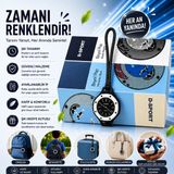 BGG Tech Vintage Tarz Askılı Cep Saati Şık Çanta Watch x Audemars Piguet Bioceramic Dekoratif Aksesuar - Siyah