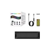 BGGTech Araç LED Matrix Cama Yapışkanlı Telefonla Kontrol Edilebilen Kişiselleştirilebilir Uzaktan Kumandalı