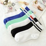 Bgk 6'lı Unisex Çemberli Kolej Desen Çorap Çok Renkli
