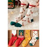 Bgk Unisex Yılbaşı Çorap - 41 - 45 - Renkli