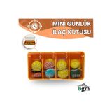 bgm Mini Turuncu İlaç Kutusu Günlük