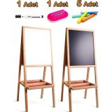 Bgm Oyuncak Manyetiksiz Ve Karatahta Çocuk Ahşap Yazı Tahtası