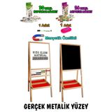 Bgm Oyuncak Pinktoys Üç Sıra Ahşap Boncuklu Gerçek Metal Yüzey Çocuk Yazı Tahtası