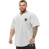 BGSM Oversize Kalın Rag Top T-Shirt Bgsm 3348 - 4XL - Off White