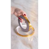 BGULF Kendinden Yapışkanlı Dekoratif Fayans Arası Şerit Bant Derz Bandı (1 CM X 50 METRE - ALTIN RENK)